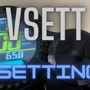 VSETT 11, 10,  9,  8  Electric Scooter P Settings