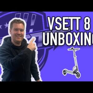 VSETT 8 UNBOXING, SET UP & REVIEW | E-Ridez - UK E-Scooters